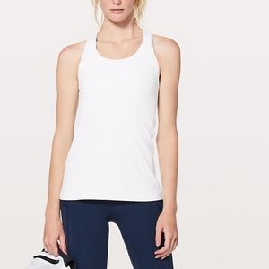 Lululemon White Cool Racerback II Nulu Size 4